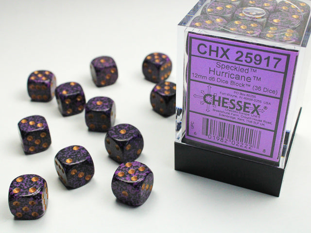 CHX 25917 Speckled Hurricane (12mm D6 36-Dice Set)