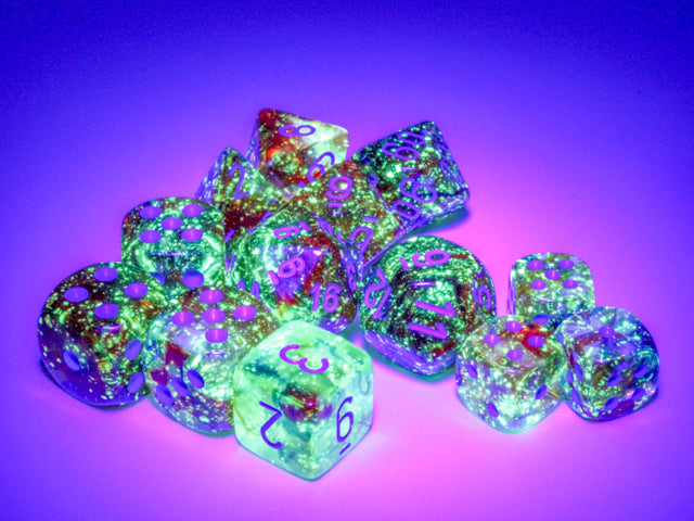 CHX 27759 Nebula Primary/blue Luminary (16mm D6 12-Dice Set)