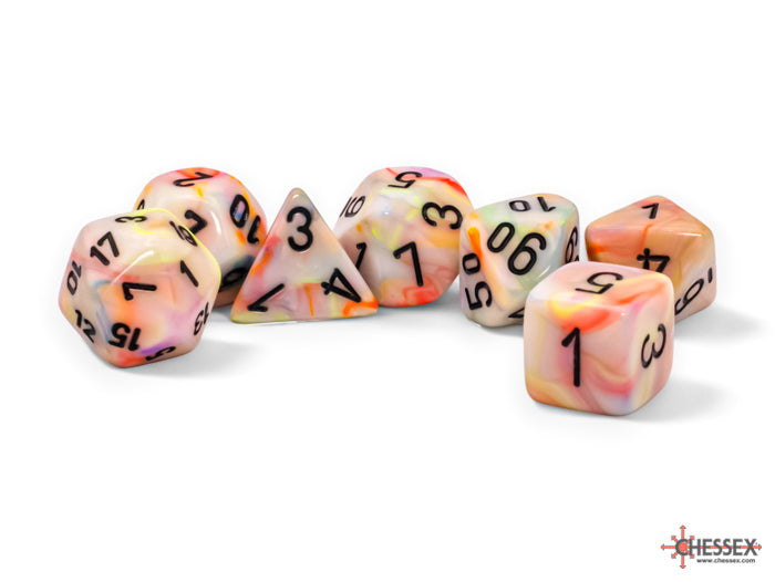 CHX 22442 Festive Mega-hedral Circus/black (Polyhedral 7-Die Set)
