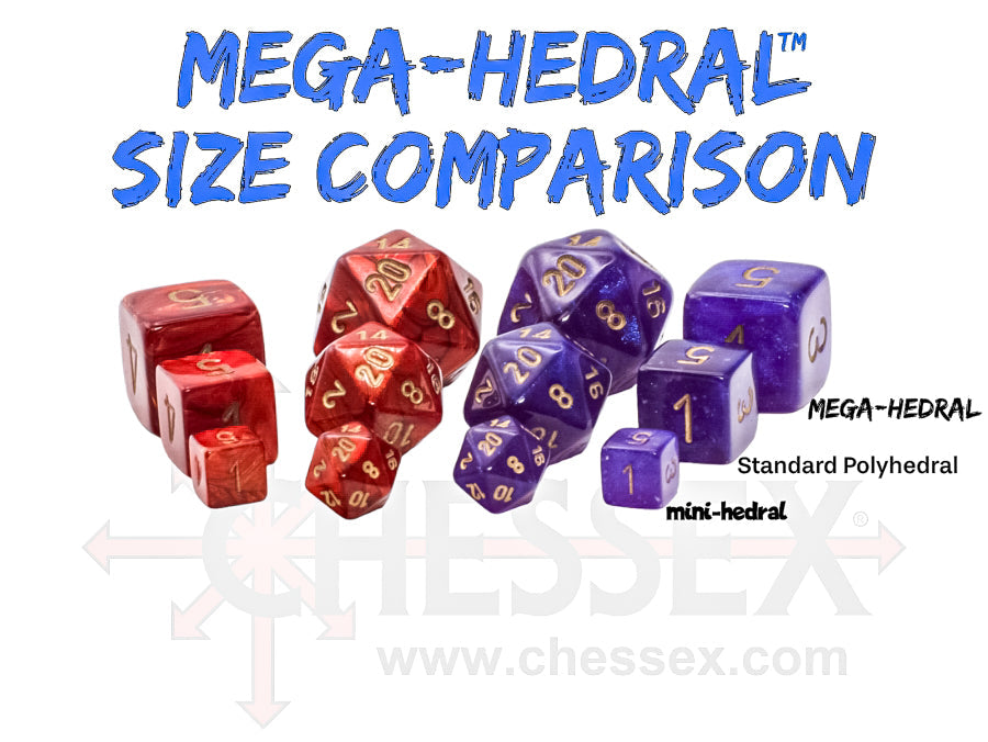 CHX 22546 Festive Mega-hedral Waterlily/white (Polyhedral 7-Die Set)