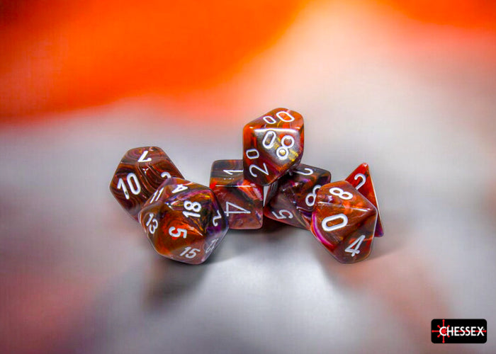 CHX 27543 Festive Symphony/white (Polyhedral 7-Die Set)