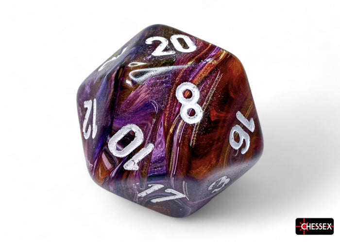 CHX 27543 Festive Symphony/white (Polyhedral 7-Die Set)