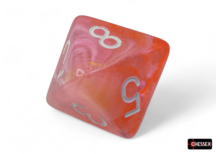 CHX 27553 Festive Dahlia/white Luminary (Polyhedral 7-Die Set)