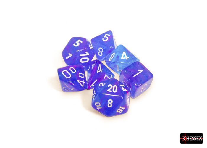 CHX 27567 Nebula Aura/white Luminary (Polyhedral 7-Die Set)