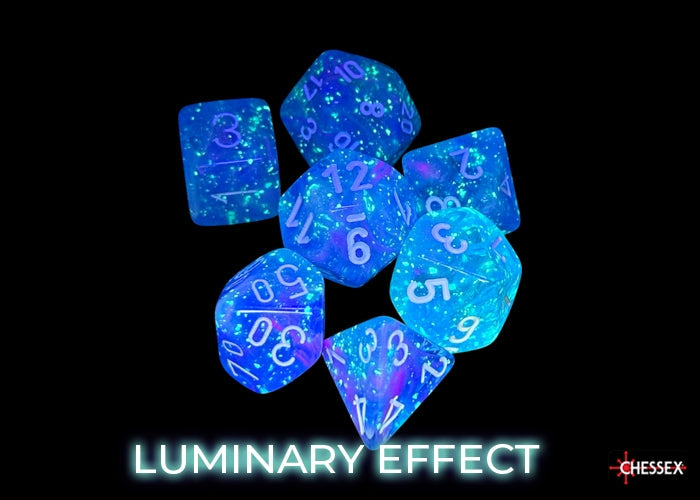 CHX 27567 Nebula Aura/white Luminary (Polyhedral 7-Die Set)