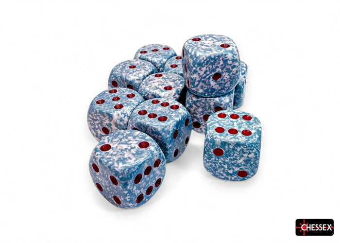 CHX 25700 Speckled Air (16mm D6 12-Dice Set)