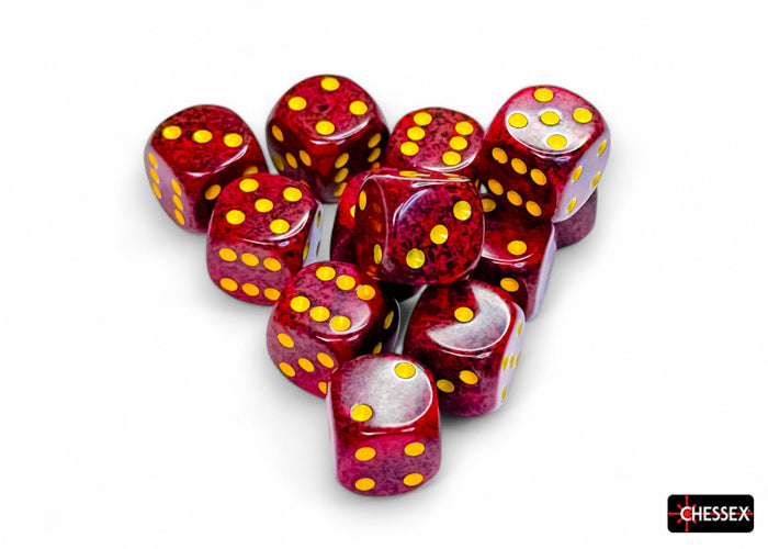 CHX 25723 Speckled Mercury (16mm D6 12-Dice Set)