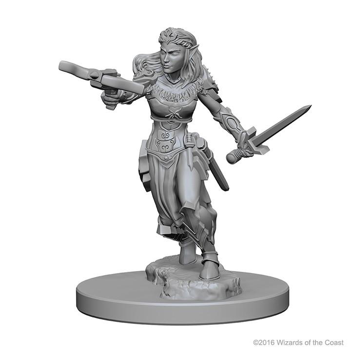D&D - Elf Female Ranger (Nolzurs Marvelous Unpainted Miniatures)