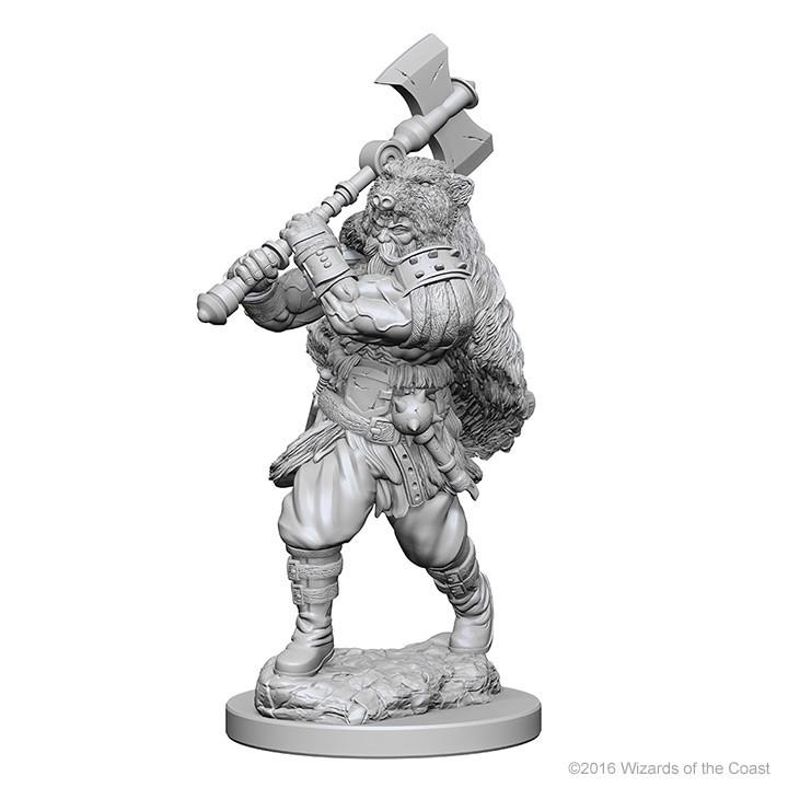 D&D - Human Male Barbarian (Nolzurs Marvelous Unpainted Miniatures)