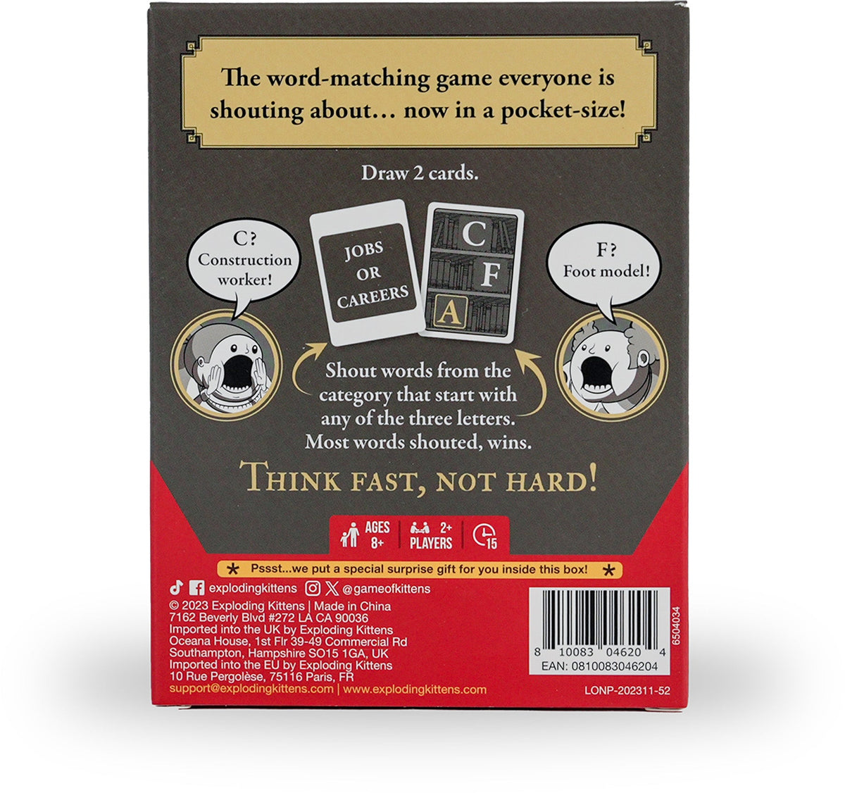 Really Loud Librarians (Grab & Game)