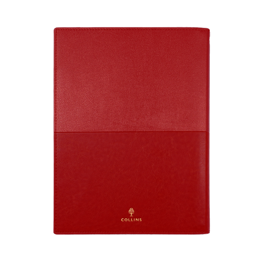 Collins 2025 Calendar Year Diary - Vanessa 145 Spiral A4 DTP Red