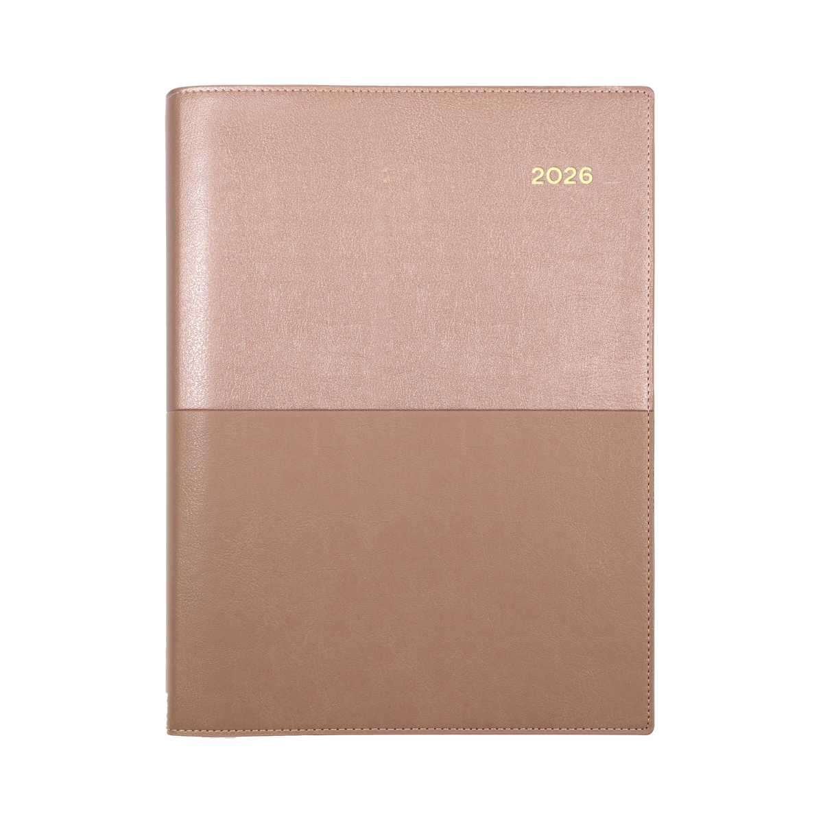 Collins 2026 Calendar Year Diary - Vanessa 145 Spiral A4 DTP Rose Gold
