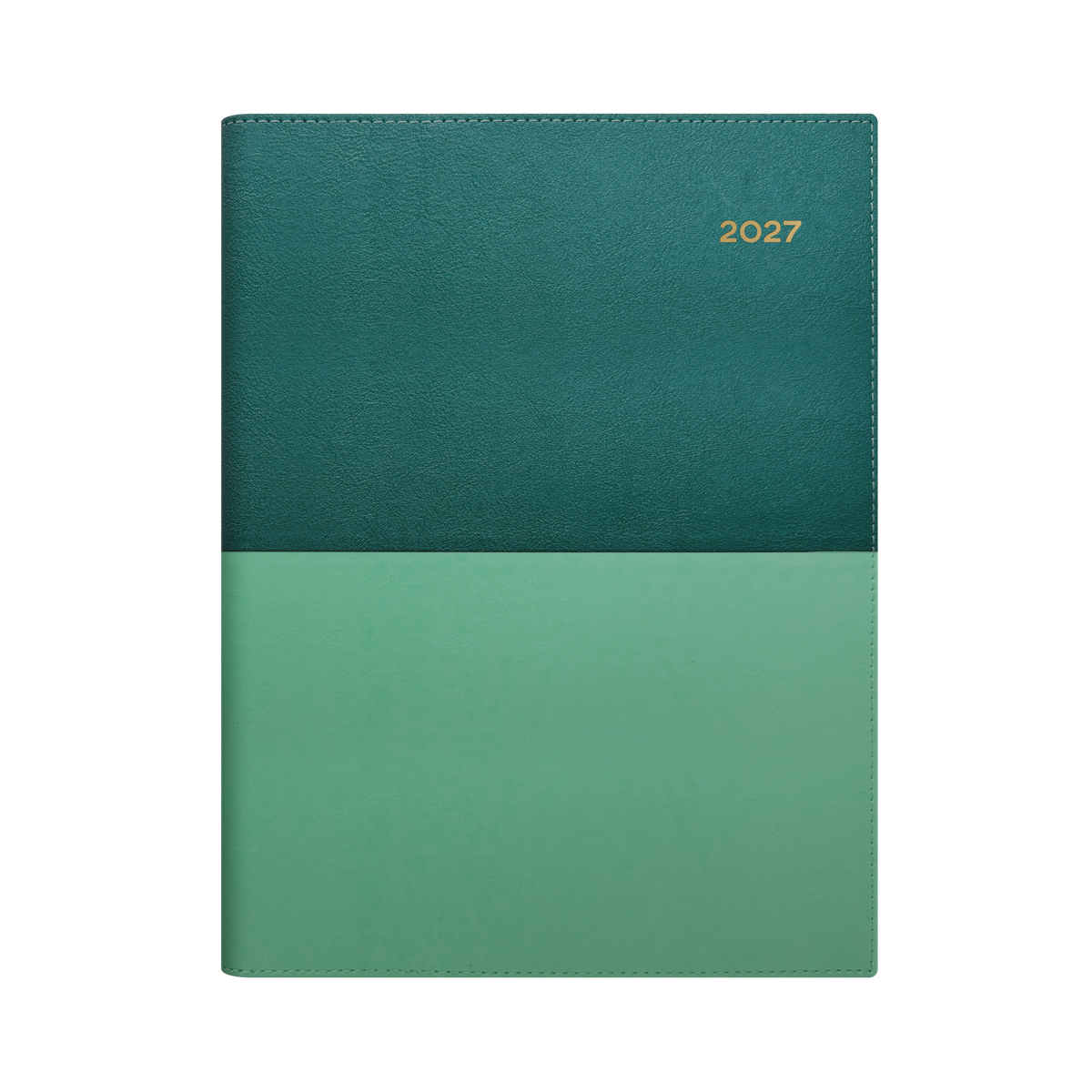 Collins 2027 Calendar Year Diary - Vanessa 145 Spiral A4 DTP Teal