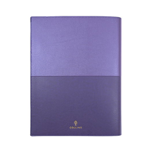 Collins 2025 Calendar Year Diary - Vanessa 145 Spiral A4 DTP Purple