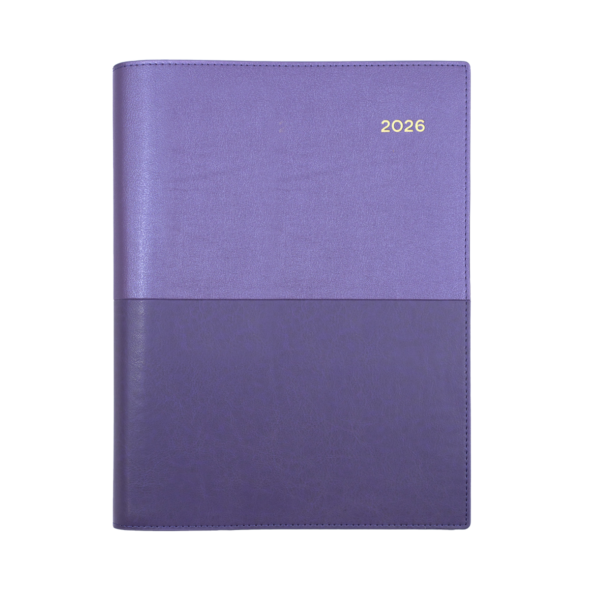 Collins 2026 Calendar Year Diary - Vanessa 145 Spiral A4 DTP Purple