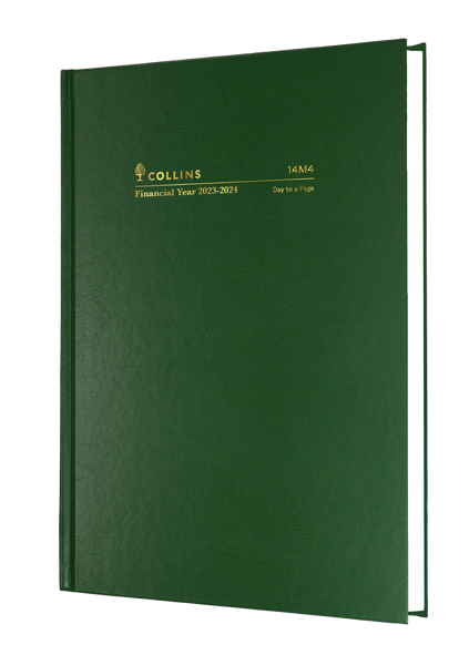 Collins 2023/24 Financial Year Diary A4 DTP - GREEN