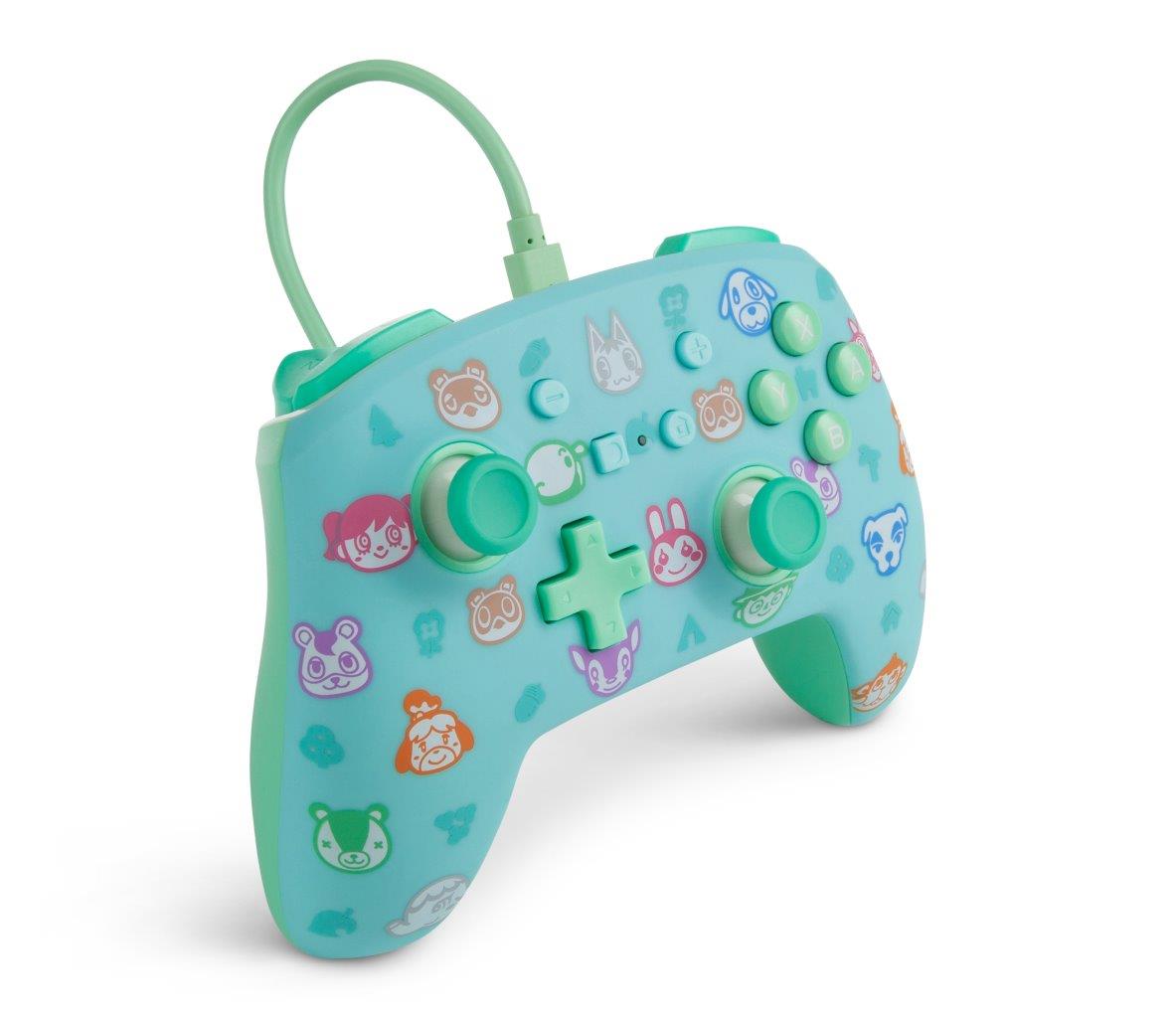 PowerA Enhanced Wired Controller for Nintendo Switch - Animal Crossing