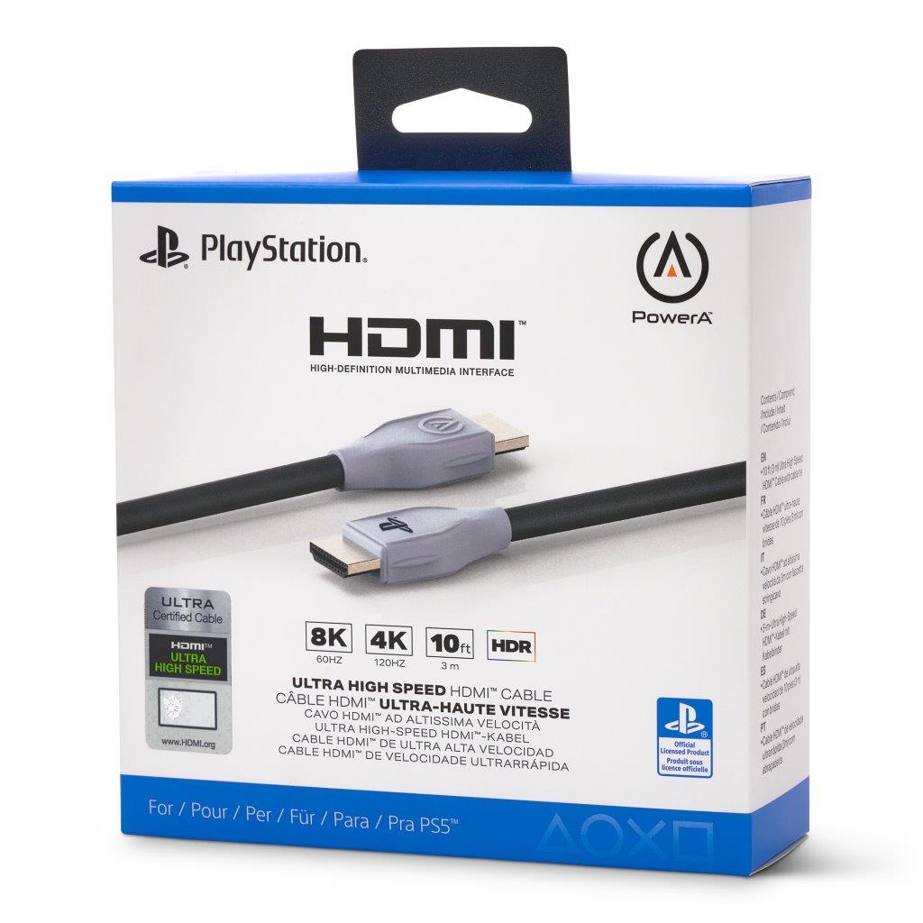 PowerA Ultra High Speed HDMI 2.1 Cable for PlayStation 5