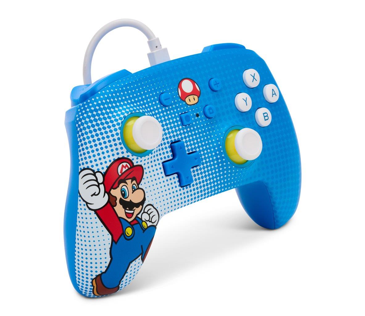 PowerA Enhanced Wired Controller for Nintendo Switch - Mario Pop Art