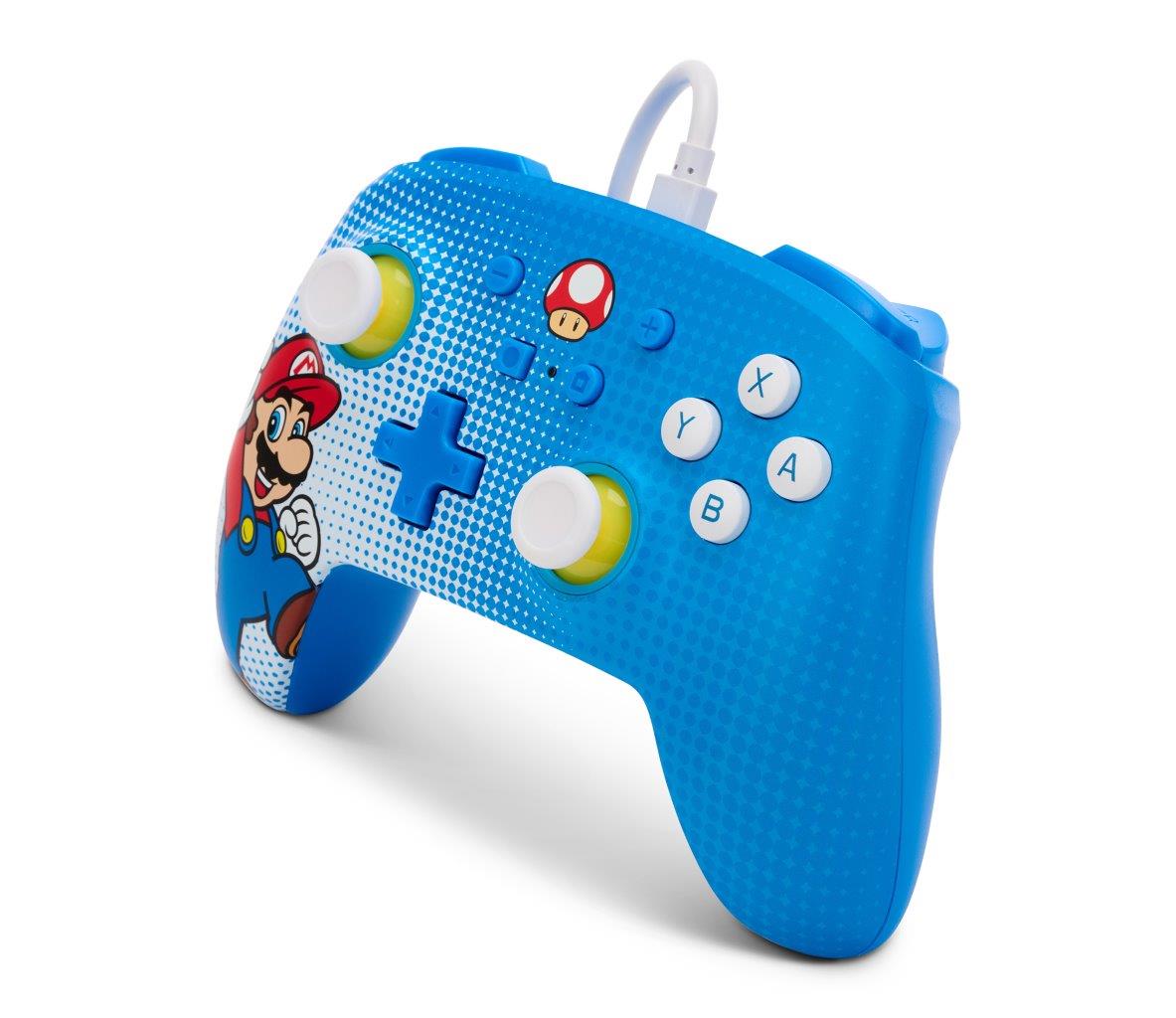 PowerA Enhanced Wired Controller for Nintendo Switch - Mario Pop Art