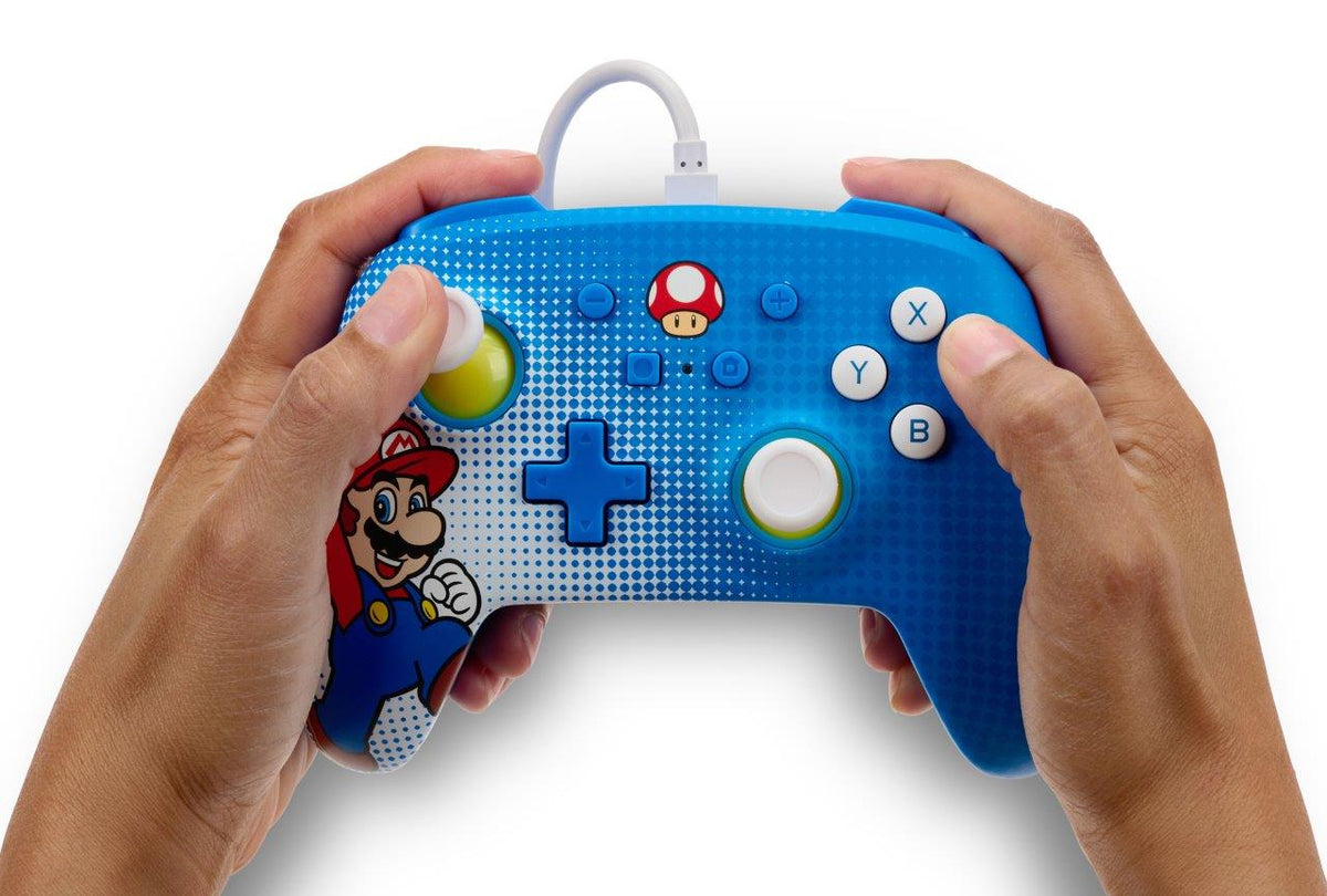 PowerA Enhanced Wired Controller for Nintendo Switch - Mario Pop Art