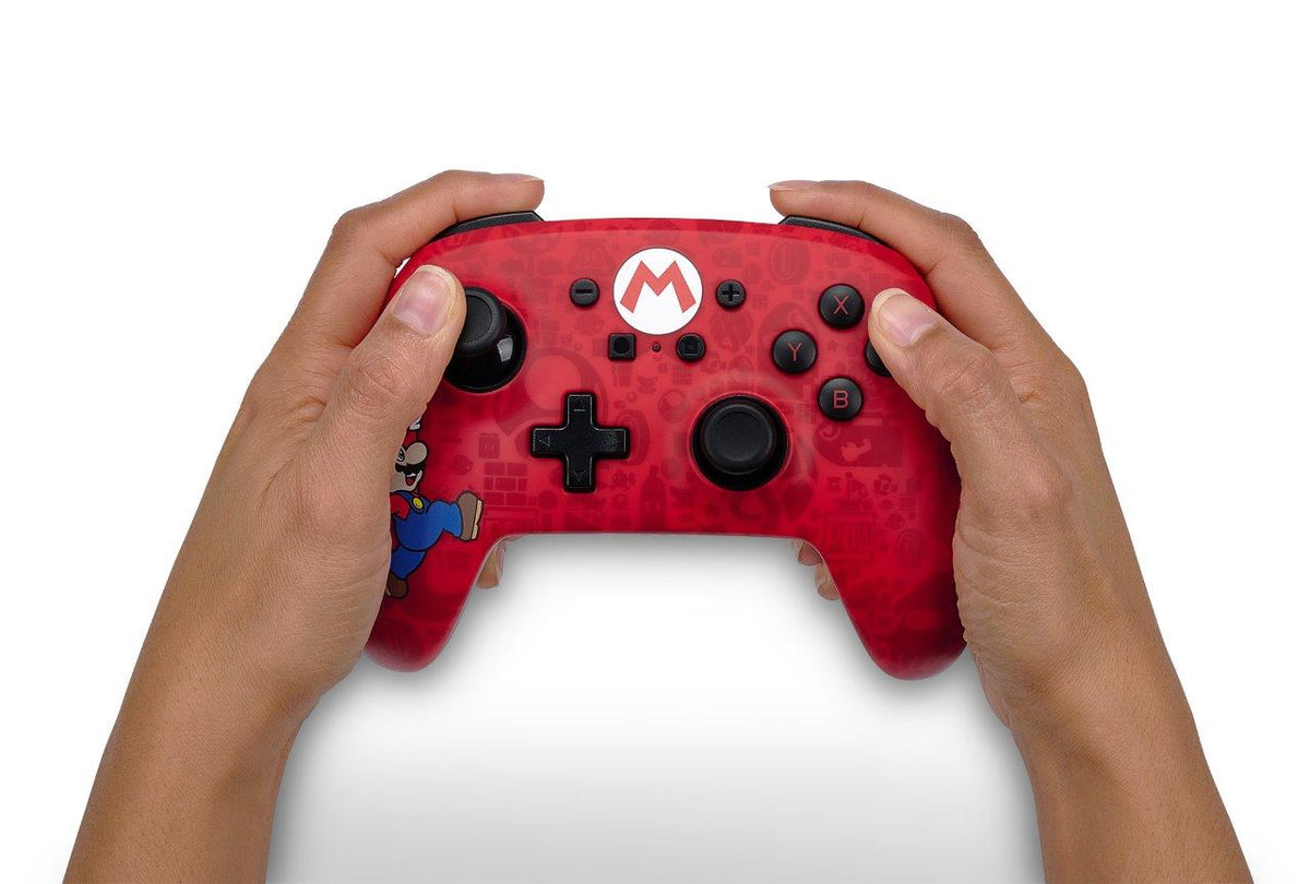 PowerA Enhanced Wireless Controller for Nintendo Switch - Here We Go Mario (PowerA)