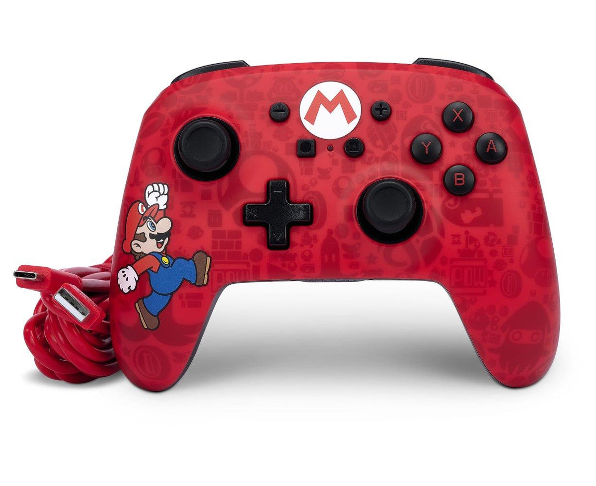 PowerA Enhanced Wireless Controller for Nintendo Switch - Here We Go Mario (PowerA)