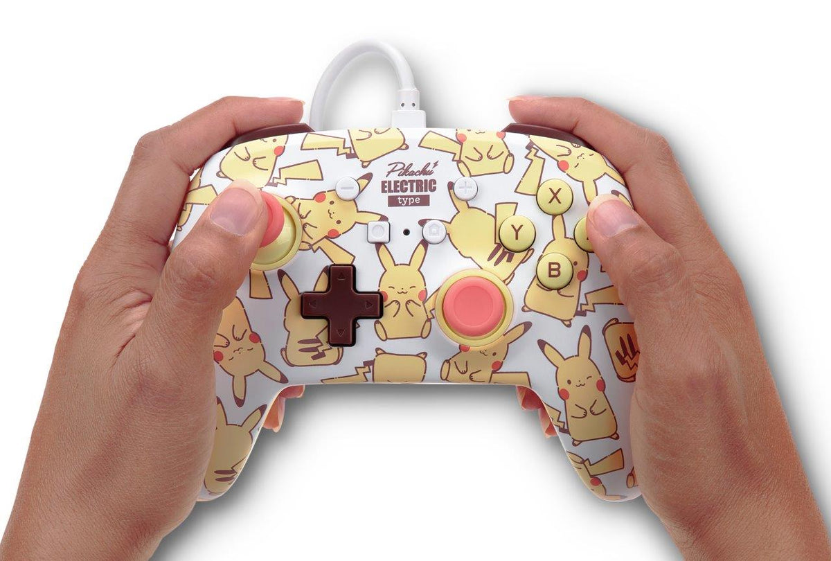 PowerA Enhanced Wired Controller for Nintendo Switch - Pikachu Blush