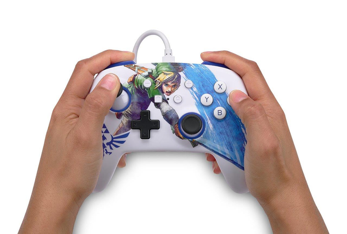 PowerA Enhanced Wired Controller for Nintendo Switch - Master Sword Attack