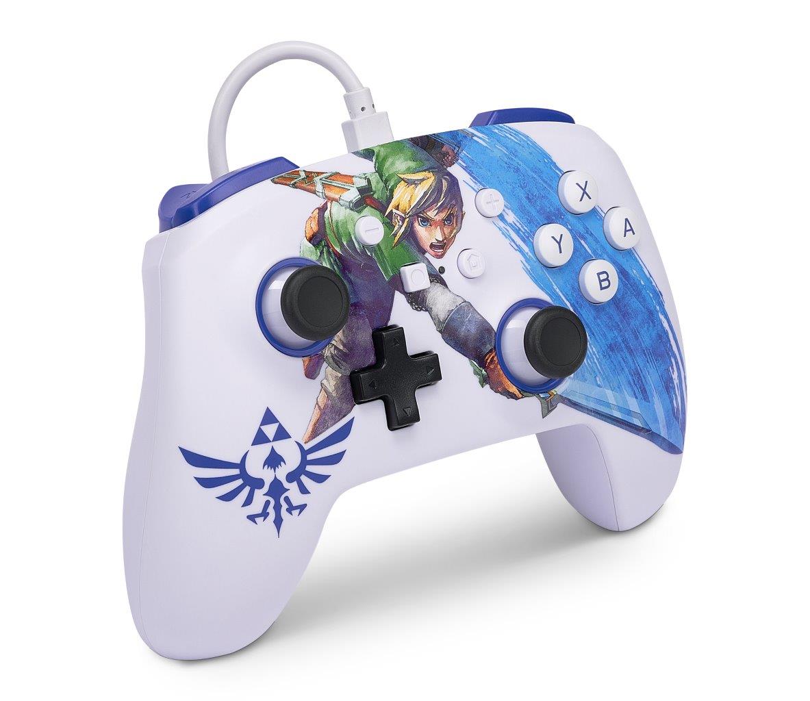 PowerA Enhanced Wired Controller for Nintendo Switch - Master Sword Attack