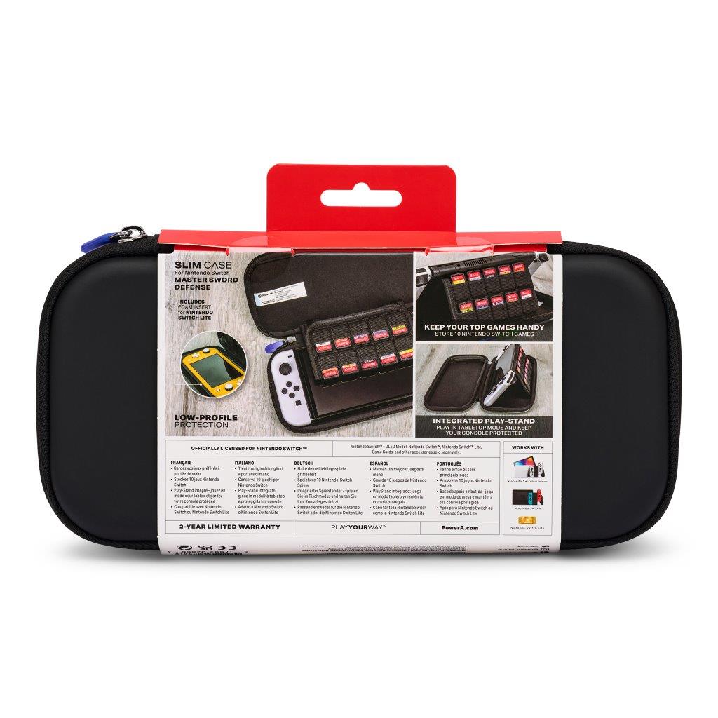 PowerA Slim Case for Nintendo Switch - Master Sword Defense