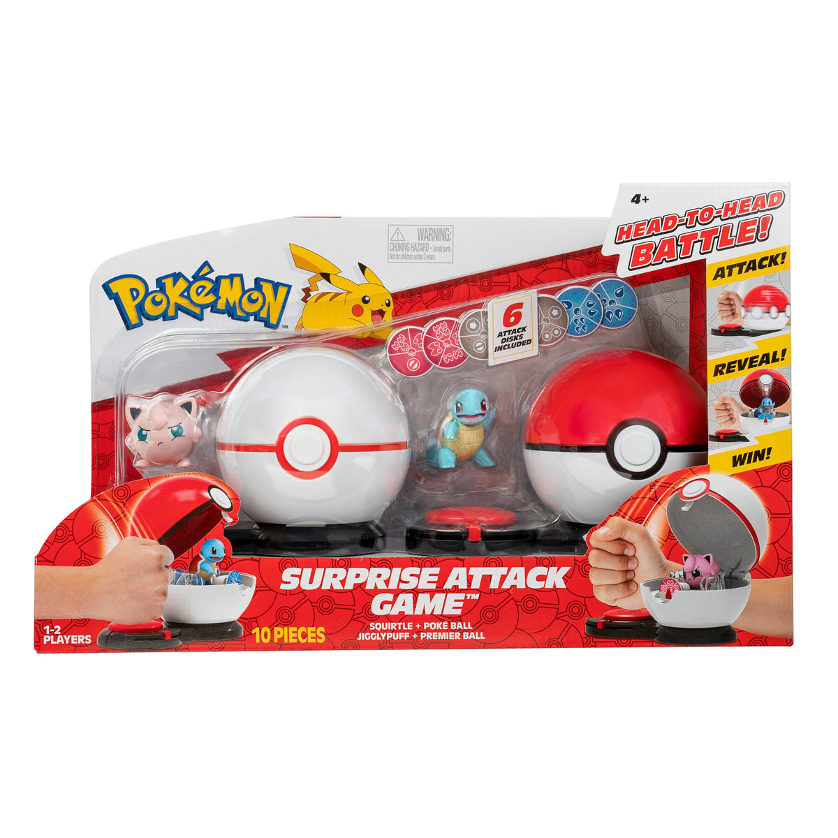 Pokemon Surprise Attack Pokeball Battle Game