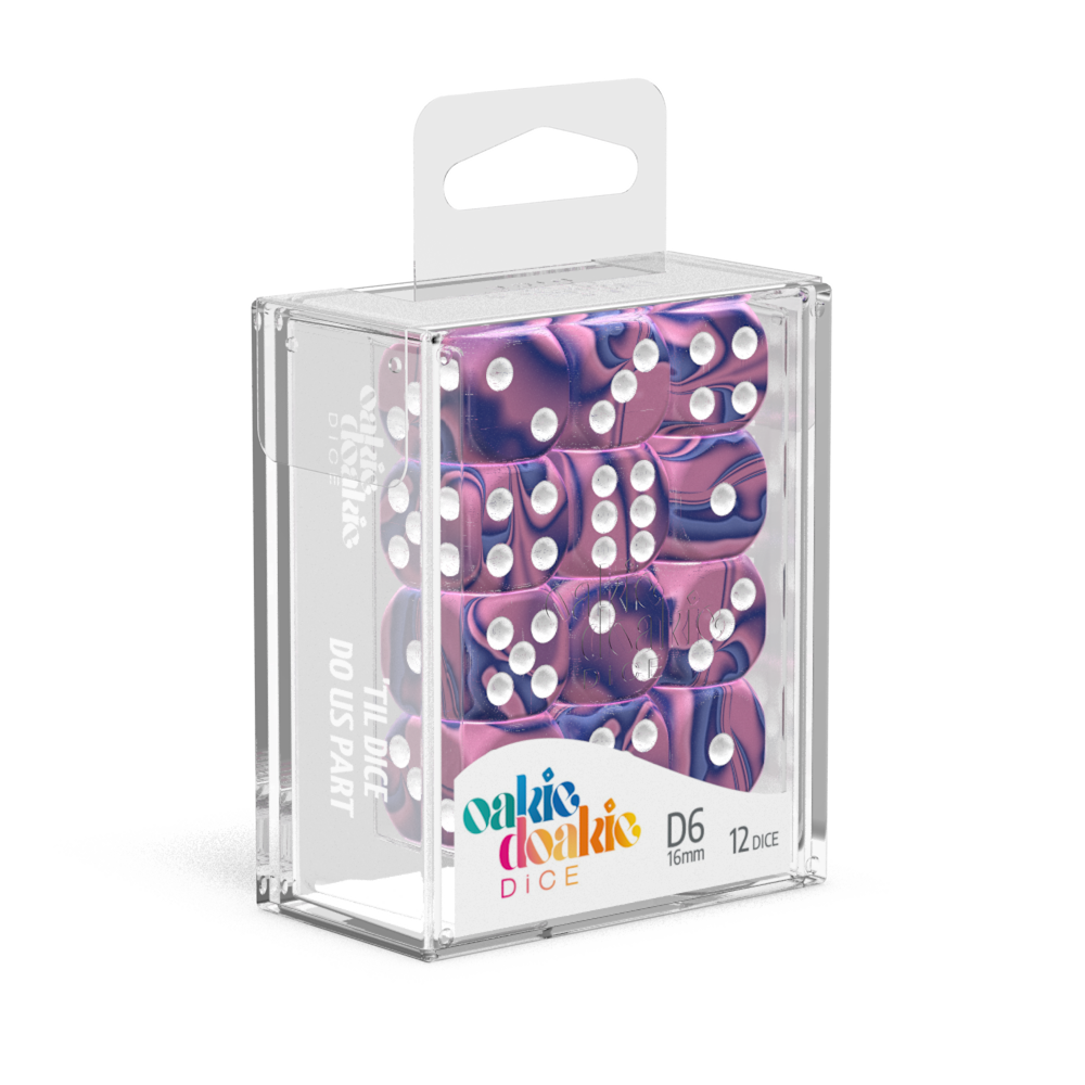 Oakie Doakie Dice Gemidice - Venus 16mm D6 Set Of 12