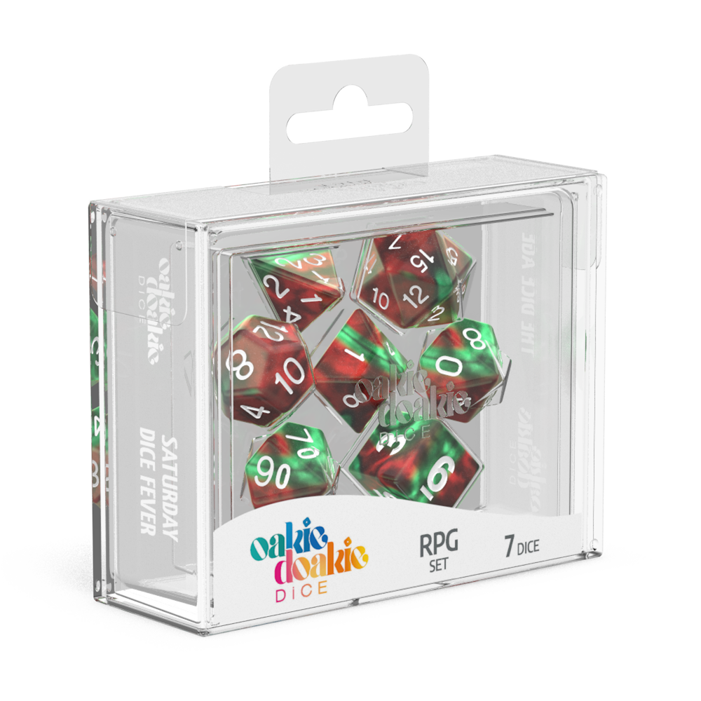 Oakie Doakie Dice Gemidice - Bloody Jungle RPG Dice Set