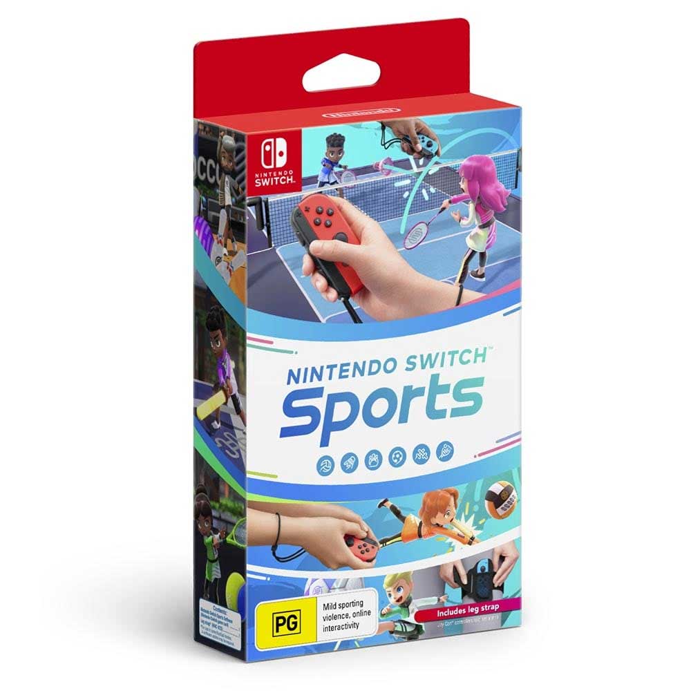 Nintendo Switch Console - Neon Blue/Red + Nintendo Switch Sports Set