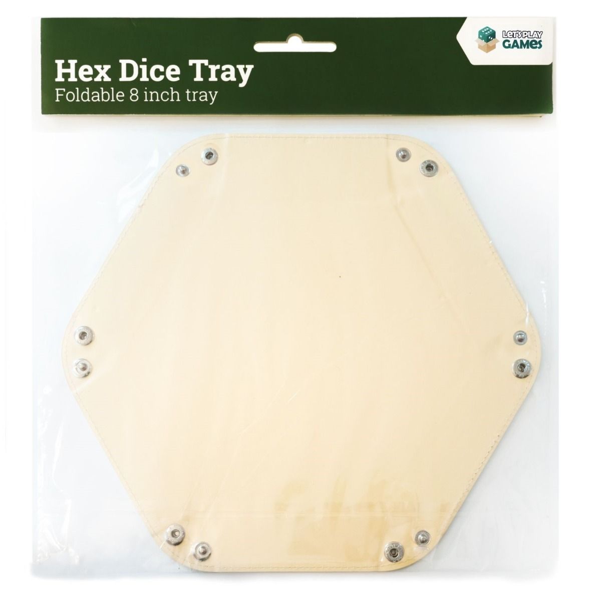 Hex Dice Tray 8" - Yellow (LPG Essentials)