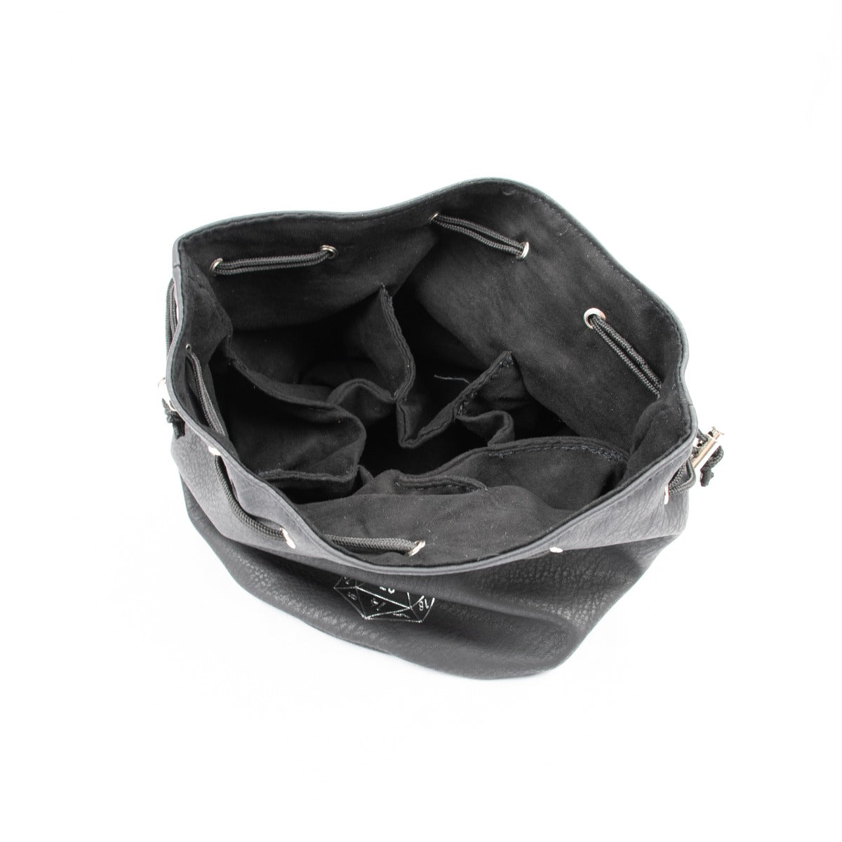 Leather Multipocket Dice Bag - Black (LPG Essentials)