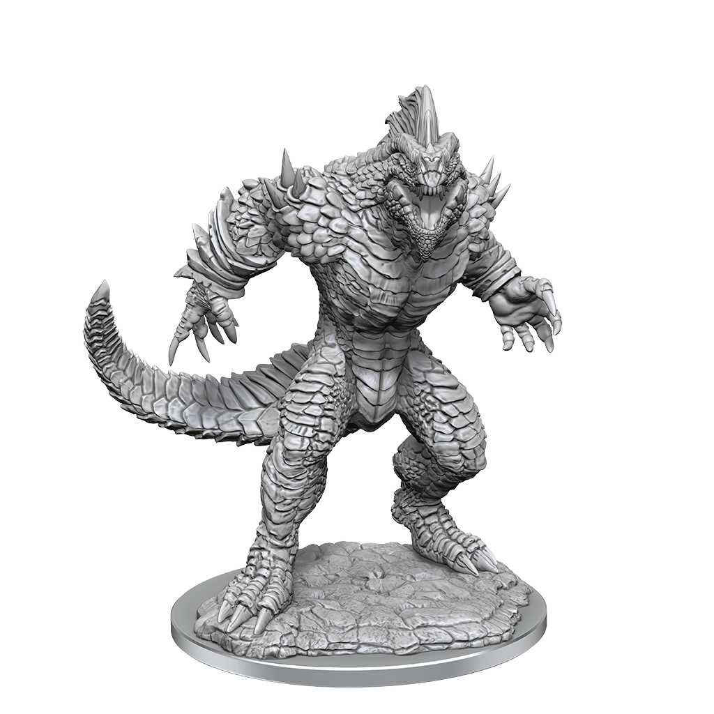 Lizardfolk Render (D&D Nolzurs Marvelous Unpainted Miniatures)
