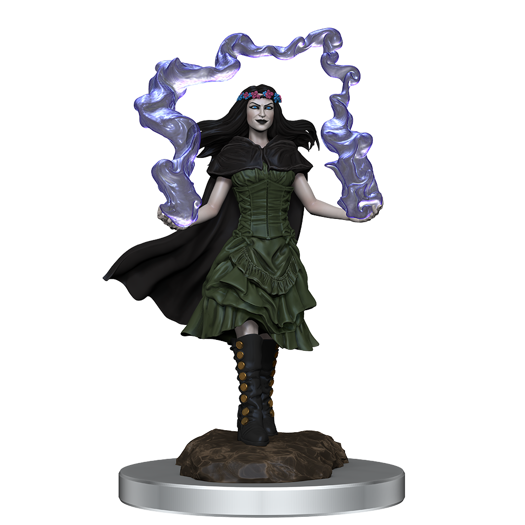 Dark Spellcaster & Flameskulls (D&D Nolzurs Marvelous Unpainted Miniatures)