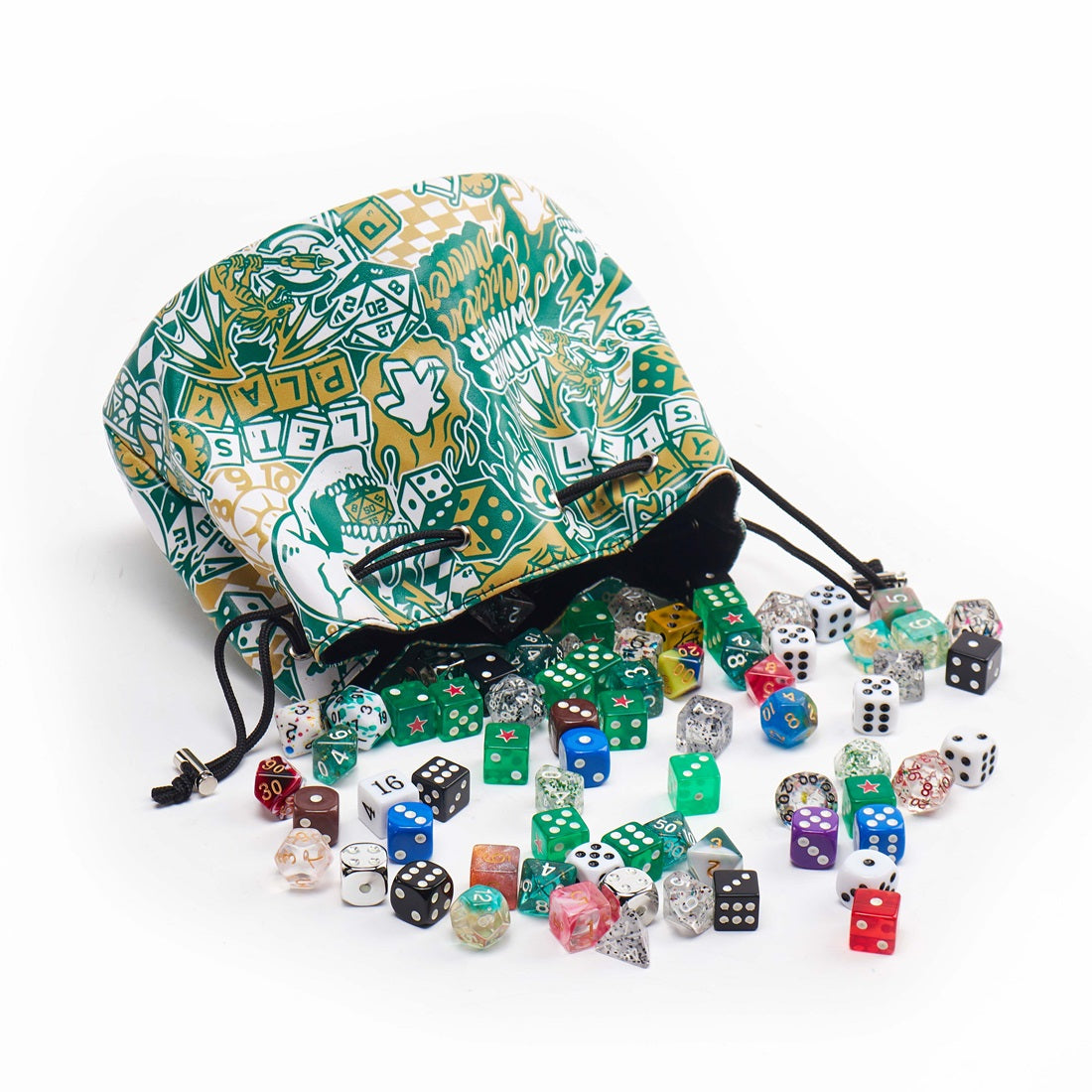 Leather Multipocket Dice Bag - Artist Series: Cara (LPG Essentials)