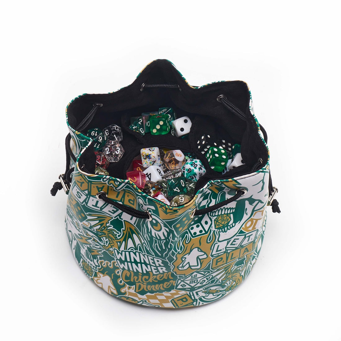 Leather Multipocket Dice Bag - Artist Series: Cara (LPG Essentials)
