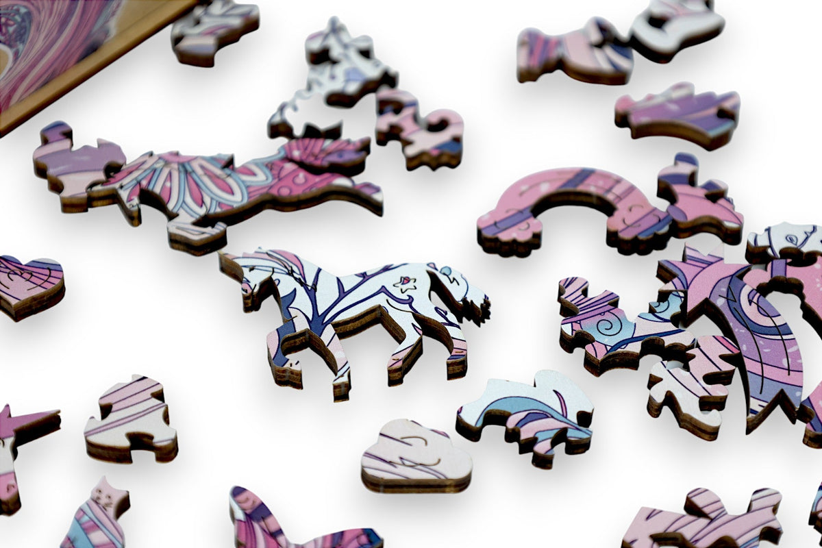 Unicorn 200pc - Fantasy Wooden Series (LPG Puzzles)