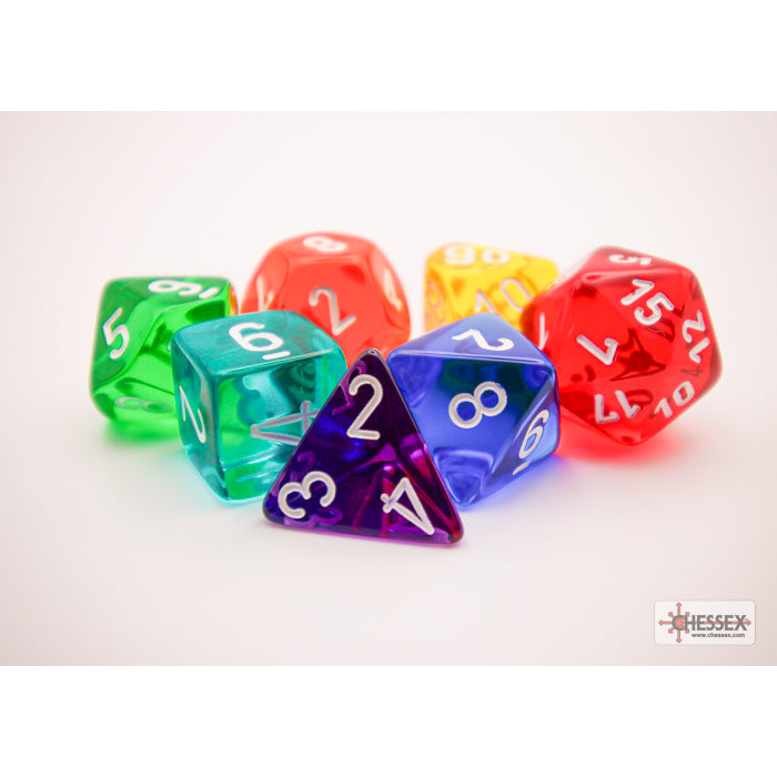 CHX 23099 Translucent GM & Beginner Player (Polyhedral 7-Die Set)