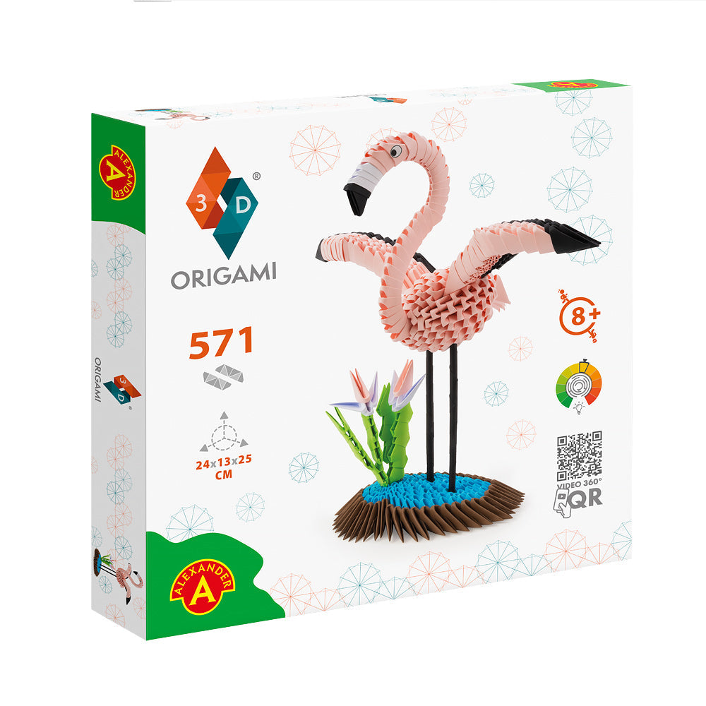 Flamingo (Origami 3D)
