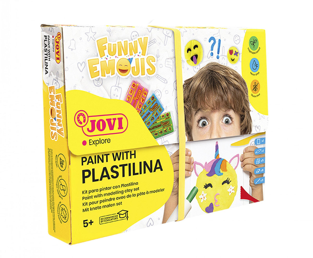 Jovi - Paint with Plastilina - Funny Emojis