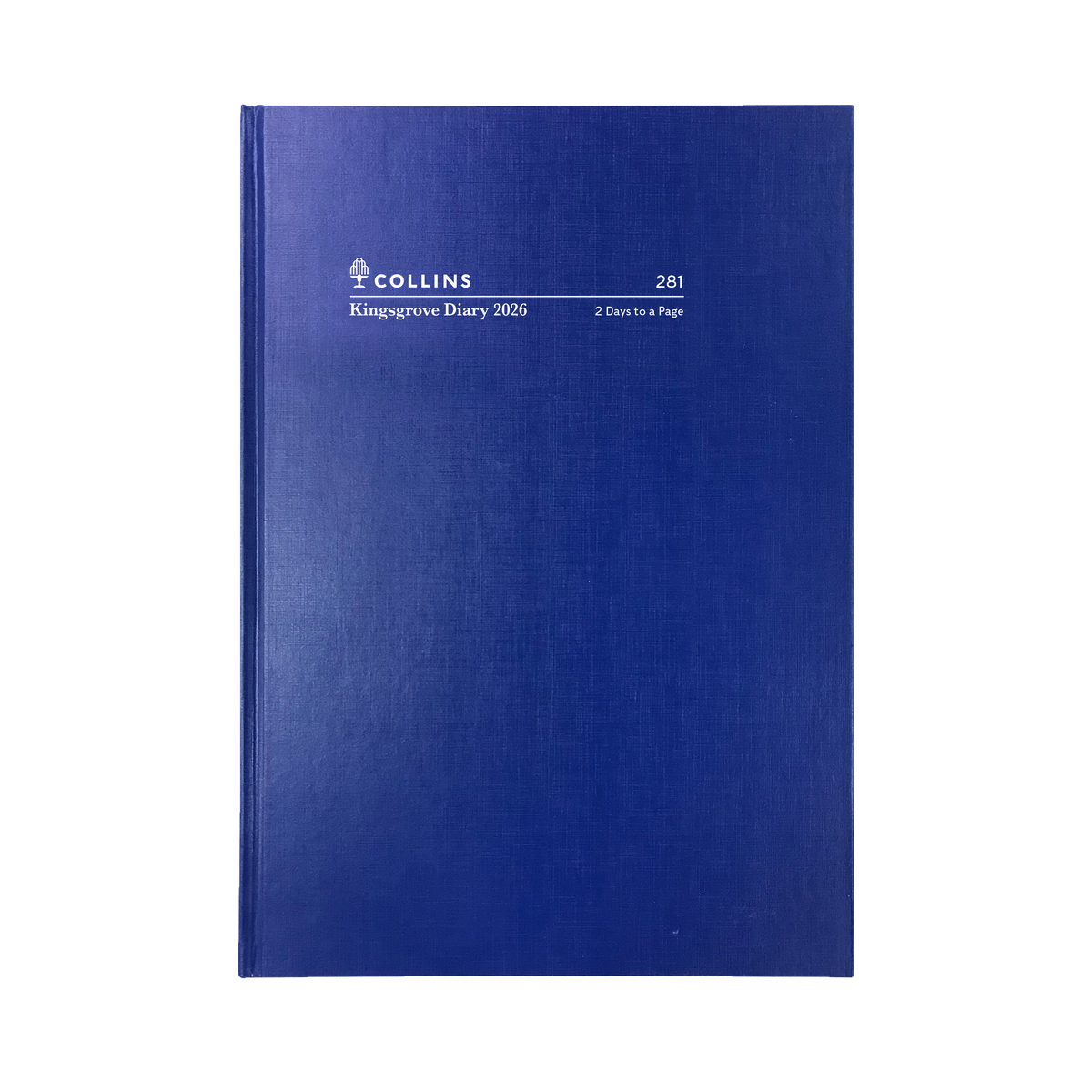 Collins 2026 Calendar Year Diary - Kingsgrove 281 A5 2-DTP Blue