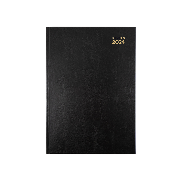 Collins Debden 2024 Calendar Year Diary - Kyoto 3501.P99 A5 Week to View Black