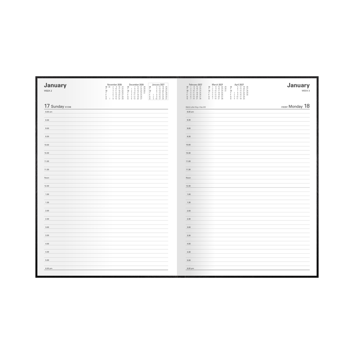 Collins Debden 2027 Calendar Year Diary - Kyoto 3001.P99 A4 DTP