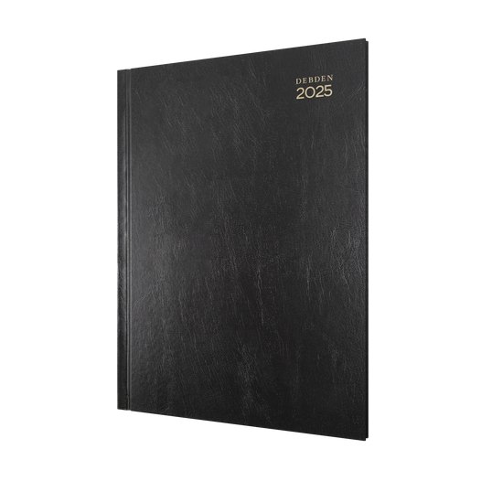 Collins Debden 2025 Calendar Year Diary - Kyoto 3201 A4 WTV Black