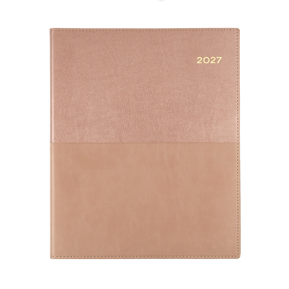 Collins 2027 Calendar Year Diary - Vanessa Short 325 Spiral A4 WTV Rose Gold